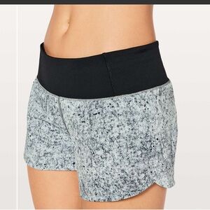 Women's lululemon Black and Gray Shorts